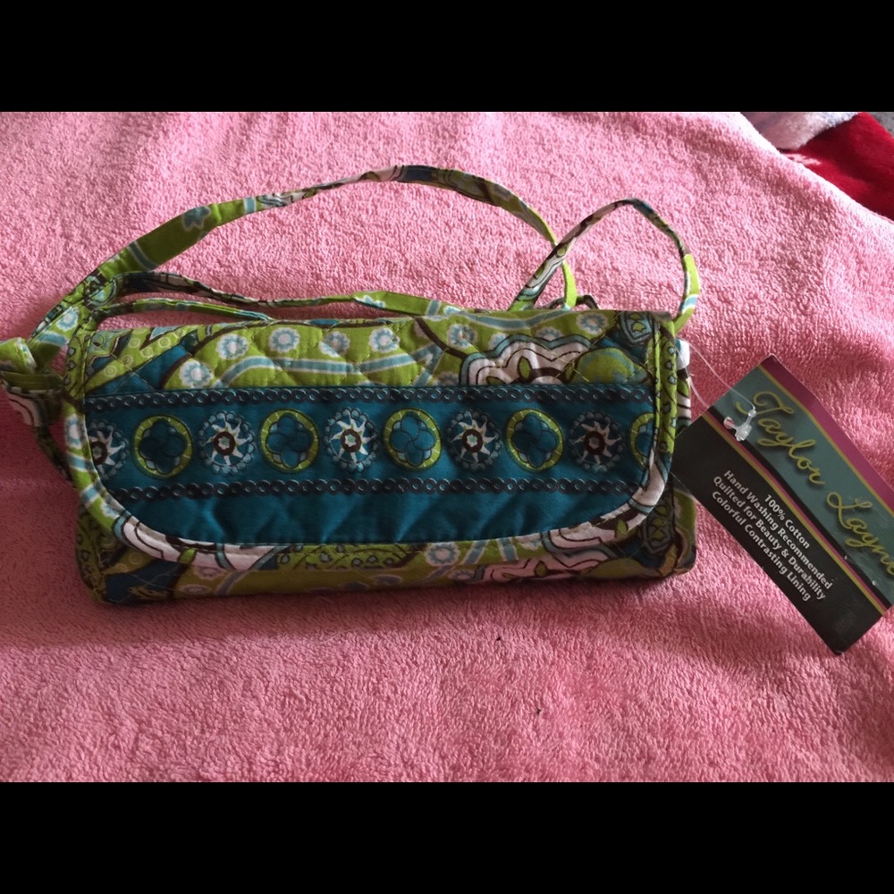 Cross-body wallet.